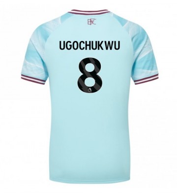 Burnley Lesley Ugochukwu #8 Venkovní Dres 2025-26 Krátký Rukáv